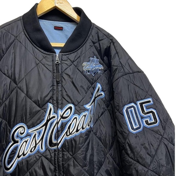 Fubu City Series Collection East Coast Reversible Puffer Jacket Men's 3X VTG 90s